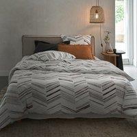 Tanessie Herringbone Recycled Cotton Fitted Sheet