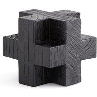 Mekubo Small Wooden Cube Decorative Object
