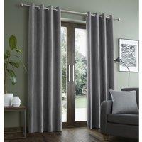 Faux Suede Eyelet Curtains
