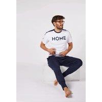 Enjoy Cotton Pyjamas with Short Sleeves and Crew Neck