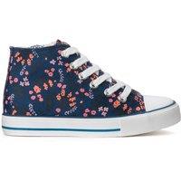 Kids High Top Trainers in Floral Print