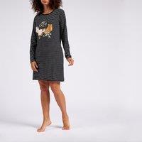 Matcha Striped Cotton Nightshirt