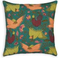 Zarautz Bird 100% Cotton Cushion Cover