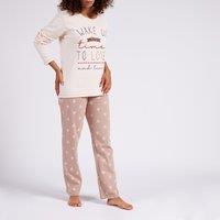 Slowly Printed Cotton Pyjamas with Long Sleeves