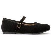 Kids Velvet Ballet Pumps