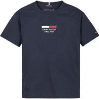Logo Print Cotton T-Shirt with Short Sleeves