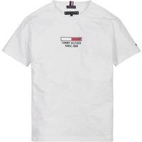 Logo Print Cotton T-Shirt with Short Sleeves