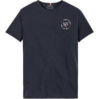 Embroidered Logo Cotton T-Shirt with Short Sleeves
