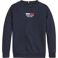 Logo Print Sweatshirt in Cotton Mix with Crew Neck