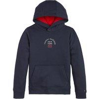 Logo Print Hoodie in Cotton Mix