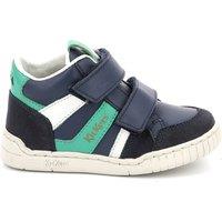 Kids Wincky Vel Trainers in Leather with Touch 'n' Close Fastening