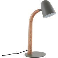 Lona Oak & Metal Table Lamp