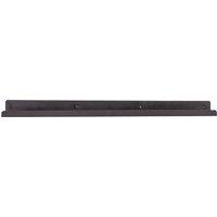 15 x 90cm Black Wall Shelf