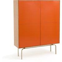 Kasejo High Oak and Lacquer Sideboard