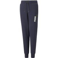 Logo Print Joggers in Cotton Mix