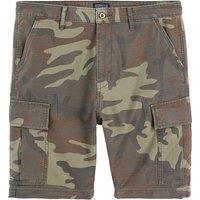 Carrier Cotton Cargo Shorts in Camo Print
