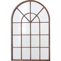 90x60cm Arched Window Style Wall Mirror