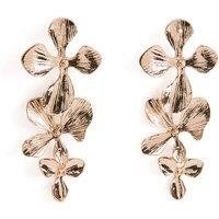 Triple Flower Earrings