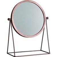 36 x 44cm Copper Industrial Style Vanity Mirror