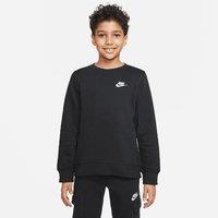 Embroidered Logo Sweatshirt in Cotton Mix with Crew Neck, 7-16 Years