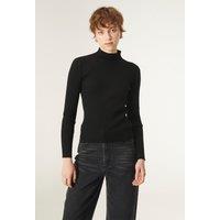 Ribbed High Neck Jumper