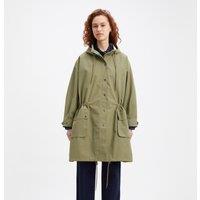 Mid-Length Hooded Windbreaker