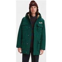 Eastport Warm Long Parka in Cotton Mix with Hood