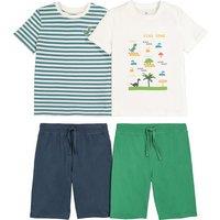 Pack of 2 Short Pyjamas in Cotton