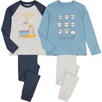 Pack of 2 Pyjamas in Cotton Jersey