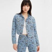 Floral Print Denim Jacket