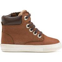 Kids Leather Ankle Boots with Zip Fastening
