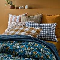 Wallis Majolica Vintage Floral 100% Washed Cotton Duvet Cover