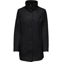 Teddy Faux Fur Coat with High Neck