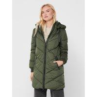 Long Hooded Padded Jacket