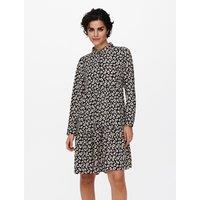 Printed Mini Shirt Dress
