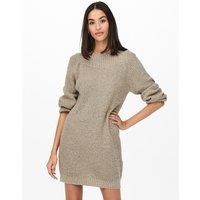 Mini Jumper Dress with Boat Neck