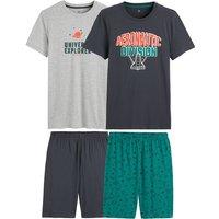 Pack of 2 Short Pyjamas in Cotton