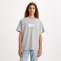 Batwing Logo Print T-Shirt in Cotton with Crew Neck