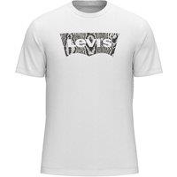 Batwing Logo Print T-Shirt in Cotton with Crew Neck