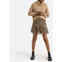 Floral Print Mini Skirt