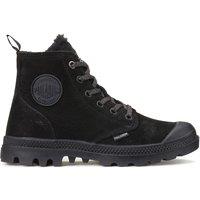 Pampa Hi Zip High Top Trainers in Leather with Faux Fur Lining