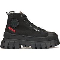 Revolt Hi Platform High Top Trainers in Canvas