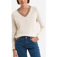 V-Neck Fine Knit Jumper