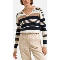 Striped V-Neck Jumper