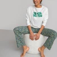 Printed Cotton Jersey Pyjamas