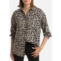 Leopard Print Shirt with Long Sleeves