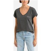 Chateau Organic Cotton T-Shirt with Awesome Embroidery and V-Neck