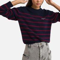 Choiseul Bonjour Recycled Jumper in Striped Wool with Crew Neck