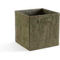 Veloudo Corduroy Foldable Cube Basket