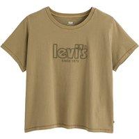 Embroidered Logo Cotton T-Shirt with Short Sleeves